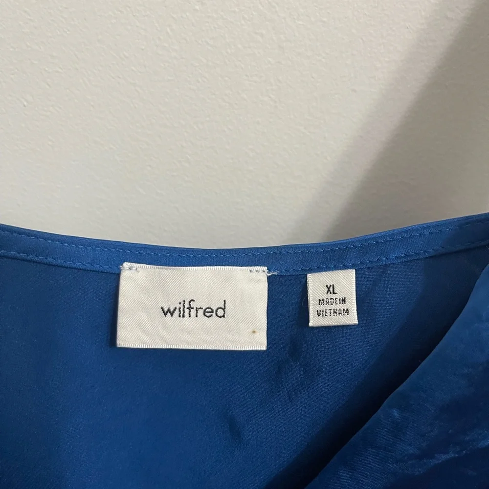 Aritzia Wilfred Scenery Dress in Ultramarine Blue in size USWXL - Picture 6 of 6